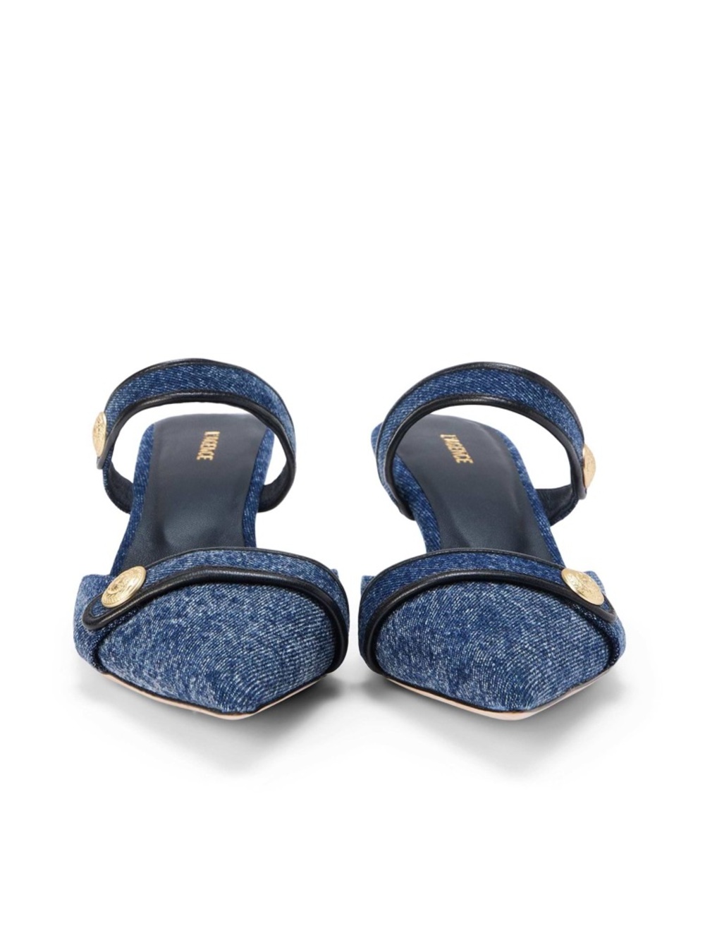 L'AGENCE Gilliane Denim Mule - Picture 4 of 11